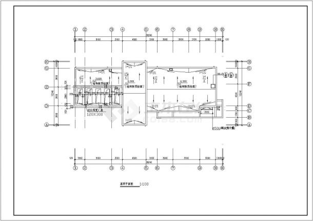 某长28.24米 宽12.24米 2层330.7平米砖混结构CAD城市环卫班点及公厕建施【平立剖 墙身大样 施工图设计说明 营造做法表】-图一
