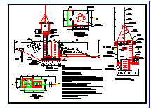 某水电站全套cad施工设计图纸-图二