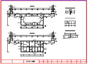 某天桥（钢箱梁）设计CAD施工图纸-图二