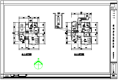某温地公园别墅整套CAD设计施工图纸-图二