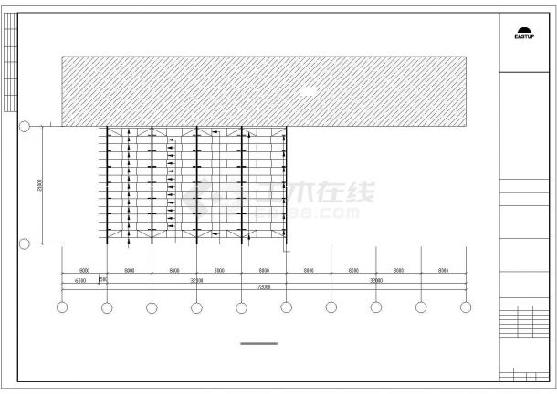 鹏翔岗石有限公司A栋增加附房钢结构设计施工图-图二