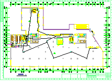 某小区电气内部设计施工CAD图纸-图二