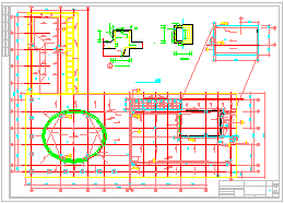 某星级会所全套平面装修CAD施工图纸_图1