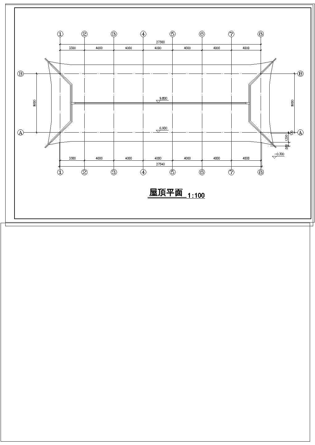 某古建庙宇设计CAD施工图