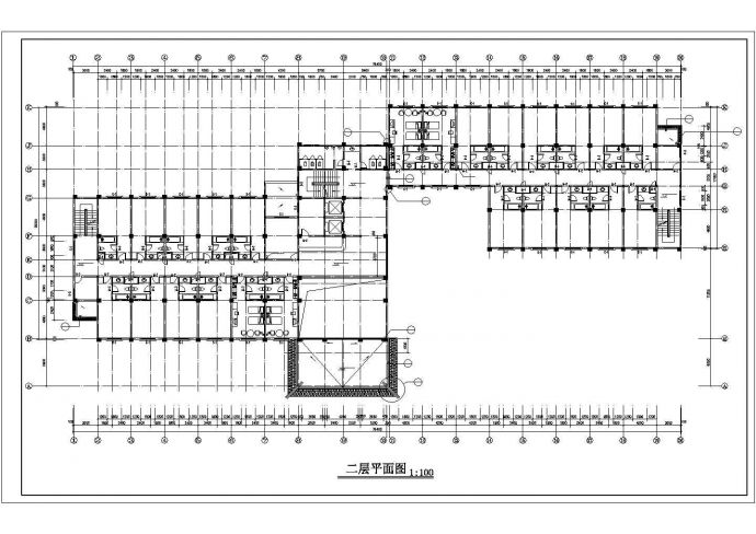 某会议中心内的小宾馆全套施工图纸（含建筑设计说明）_图1