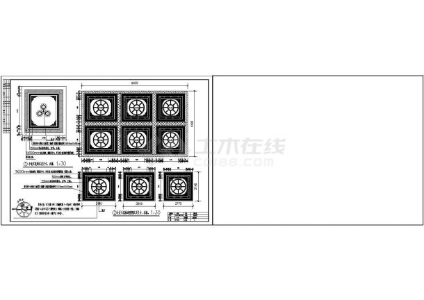  Tibetan Cafe Decoration CAD Design Construction Drawing - Figure 1