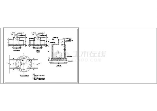 [湖南]小(一)型水库除险加固工程cad设计施工图(输水隧洞)-图二