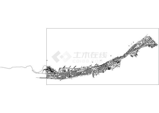[重庆]大坝堤防加固工程设计cad施工图-图一