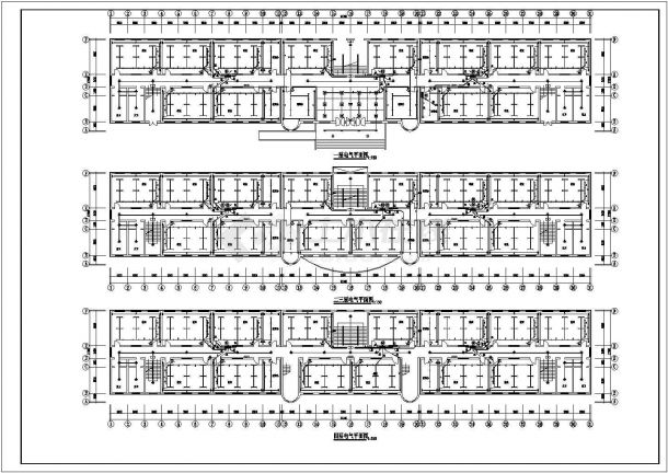 某五层教学楼电气设计全套图-图一
