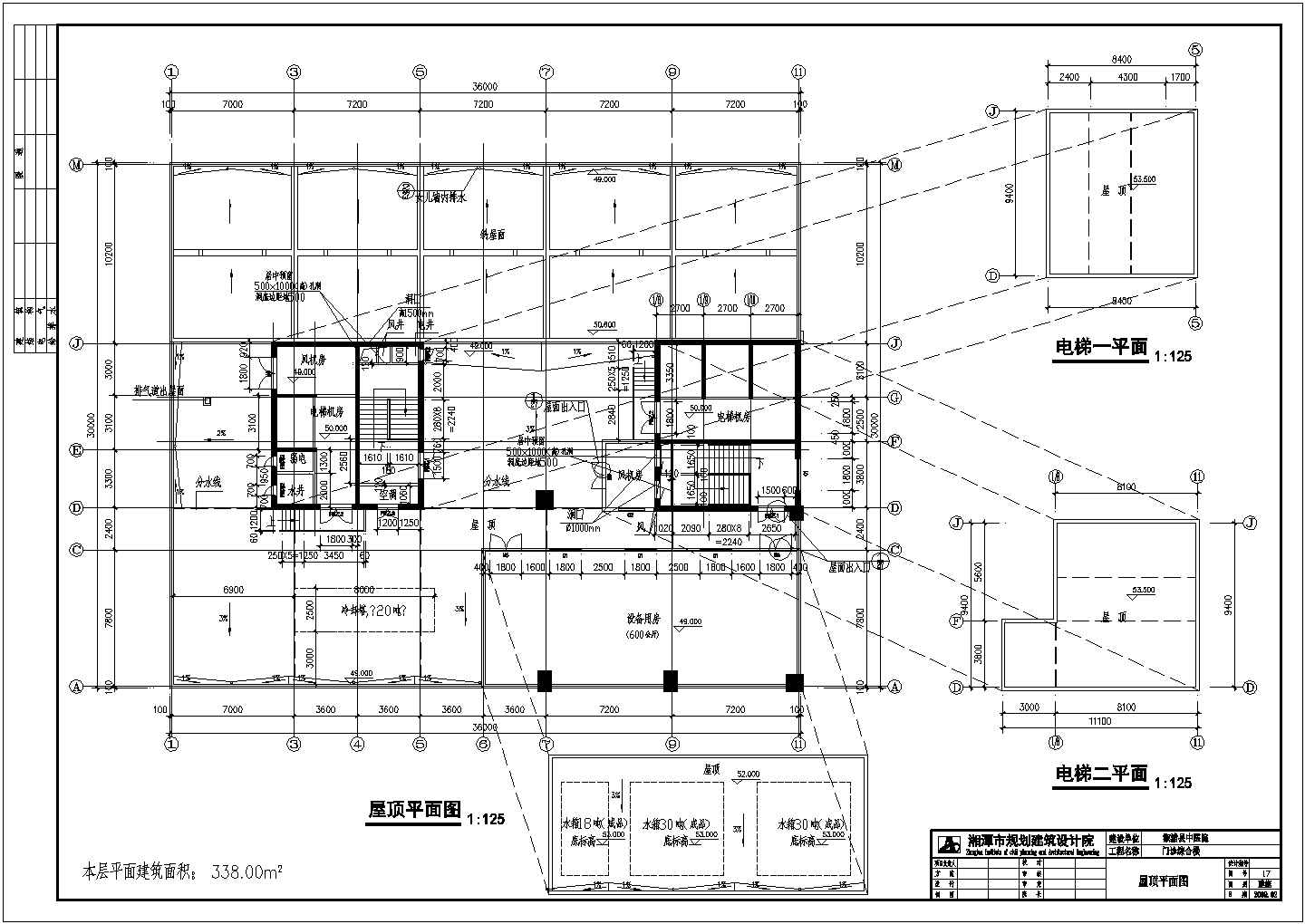 某青浦县医院设计CAD详细框架结构完整大样施工图