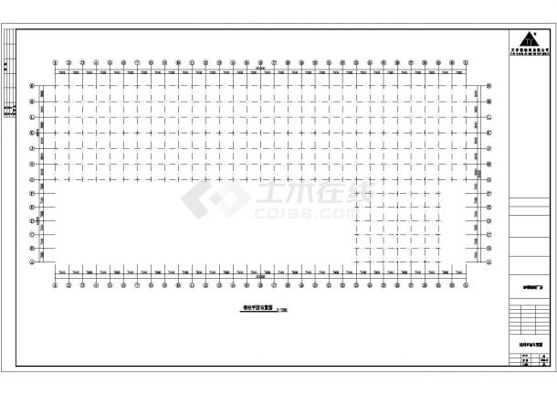 厂房设计_某公司8#厂房工程结构设计CAD图纸-图二