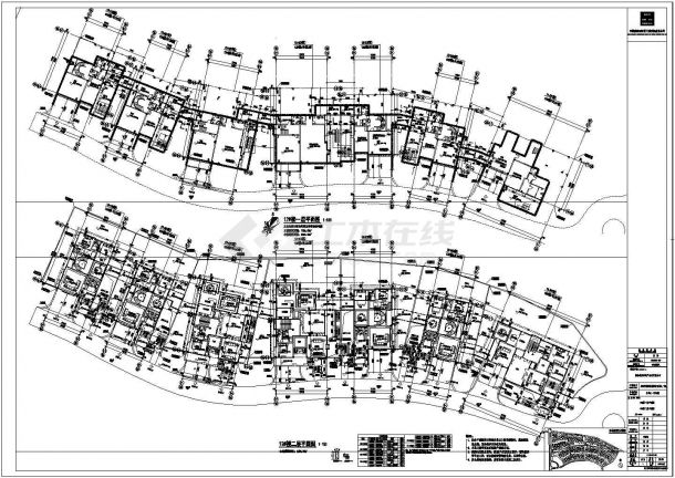 住宅设计_某地区指挥中心一号地块1版建筑归档CAD图-图二
