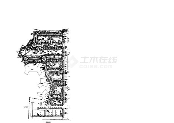 某市区小区绿化种植景观总规划设计施工详细方案CAD图纸-图一