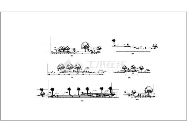 某植物景观种植总规划设计施工详细方案CAD图纸-图二