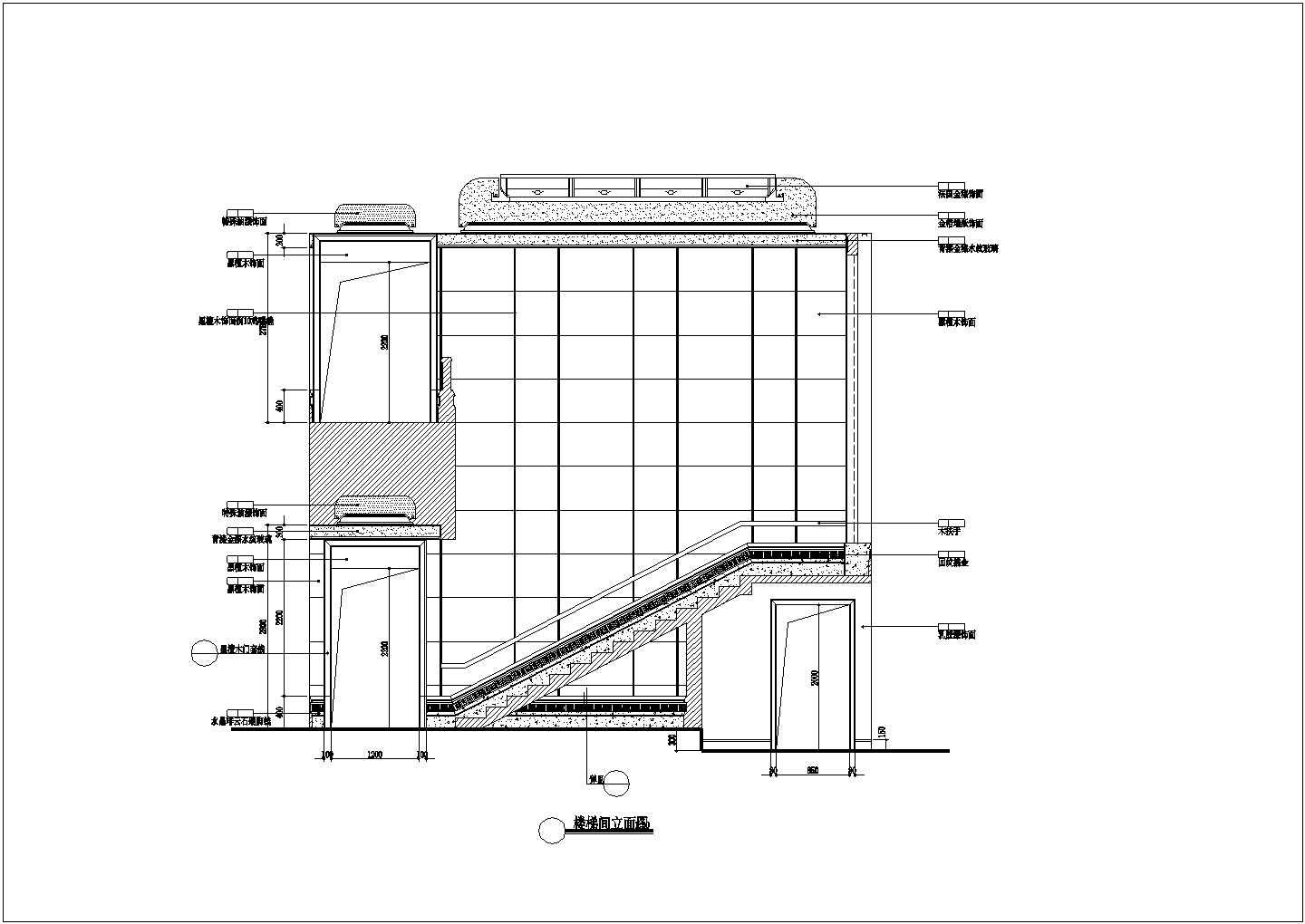 河南省某休闲洗浴中心室内装修设计cad全套方案图（甲级院设计）