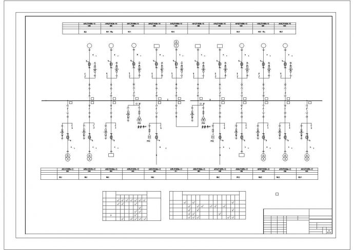 10kv系统单线图电气施工图_图1