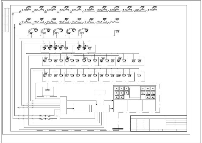 某地区监控系统及接线电气施工图_图1