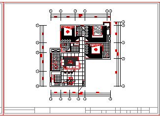 某住宅公寓简欧风格小户型CAD设计施工图