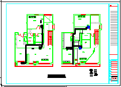 某住宅家用中央空调系统cad设计施工图纸
