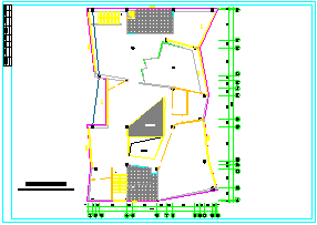 某住宅楼整层内装cad设计施工图纸_图1