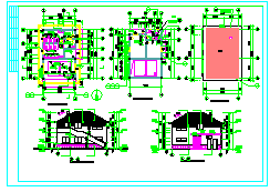 垃圾站及公厕建筑设计CAD施工图