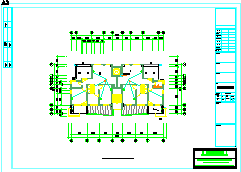 某住宅小区12层CAD电气施工设计图-图二