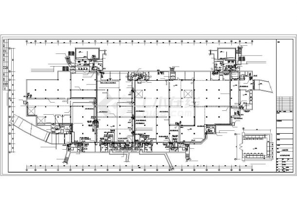 地下车库电气系统施工平面参考CAD详细图集-图二