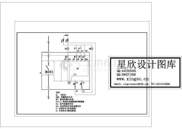 储能短路器接线图CAD-图一