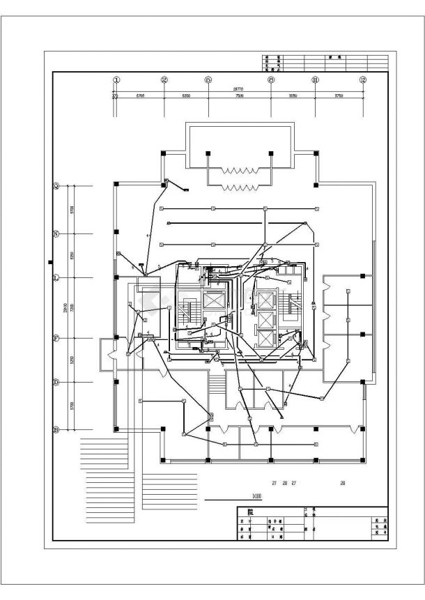 值得下载的某地大厦消防电气施工图（含设计说明）-图二