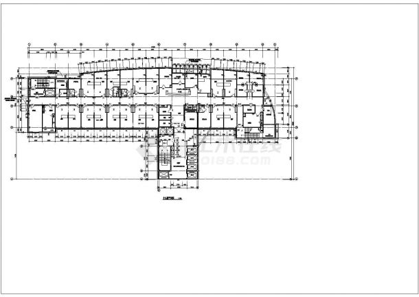 医院住院部全套CAD建筑设计施工图-图二