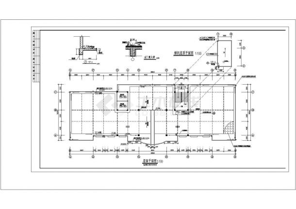 惠安净峰医院综合楼CAD建筑设计施工图-图一