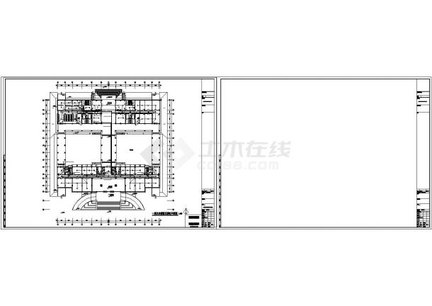 办公楼设计_【江苏】38510㎡大型高层办公楼电气设计cad施工图-图二