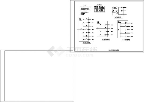 某农业单位电气CAD完整构造装修图-图二