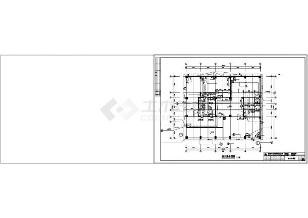 溆浦县医院建筑cad设计施工图-图一