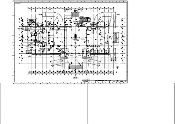 中心医院综合楼建筑设计施工图全套图-图二