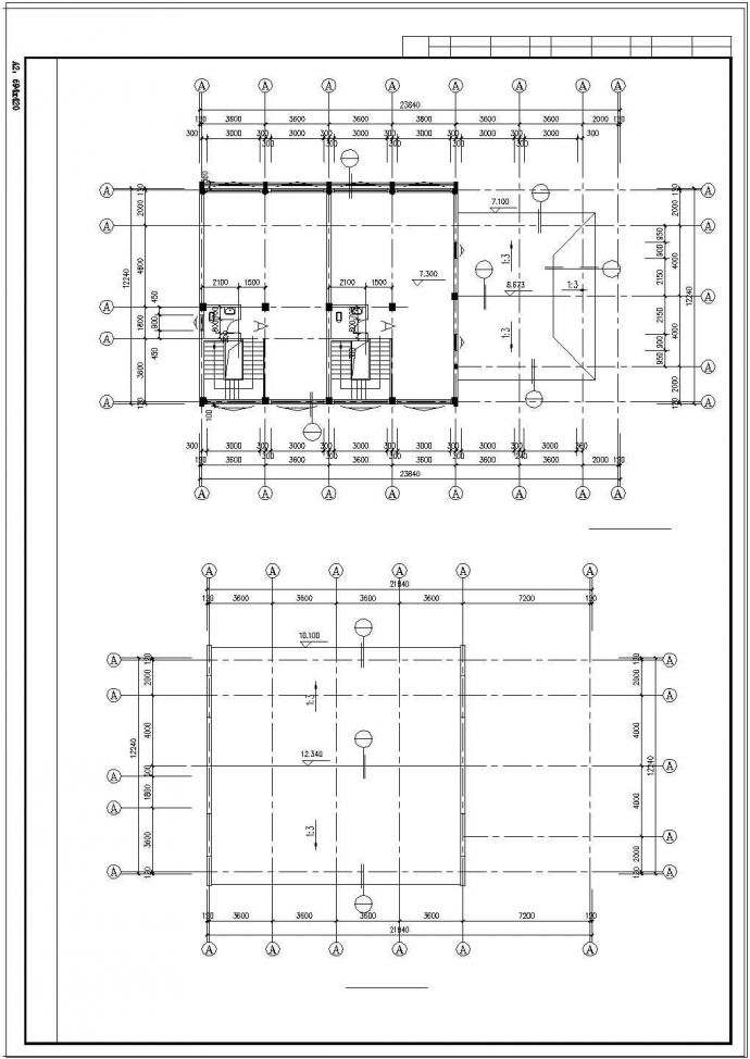 某古建筑全套设计CAD施工图_图1