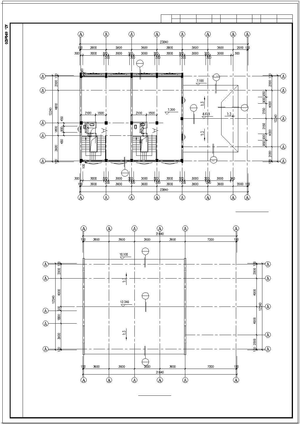 某古建筑全套设计CAD施工图