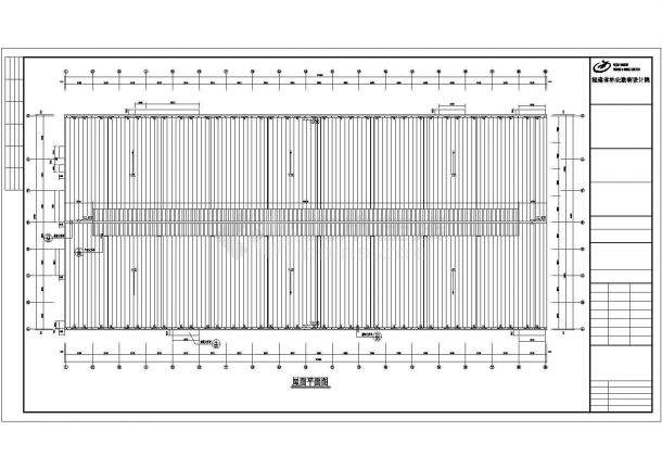 福建某公司细木工板车间钢结构CAD图-图一