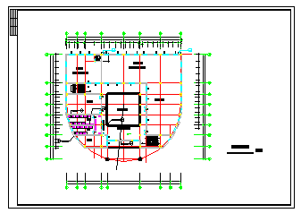 某市城建图书馆设计方案图，含设计说明_图1
