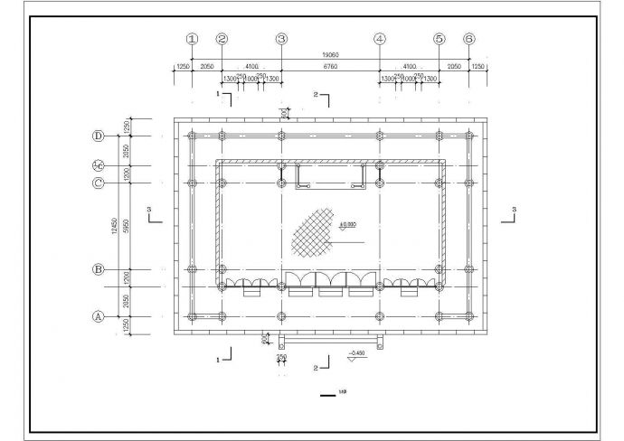 某地庙宇建筑全套设计CAD施工图纸_图1