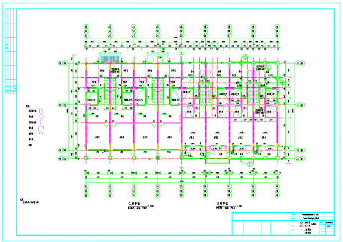 金碧骏鸿花园框架结构低密度住宅CAD全套建筑施工图（含设计说明）_图1