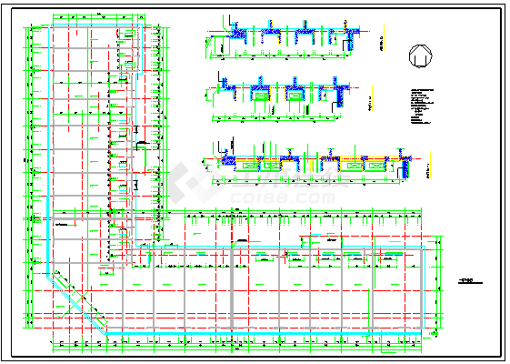 宜和花园多层框架结构商住楼设计CAD全套建筑施工图（含设计说明）-图一
