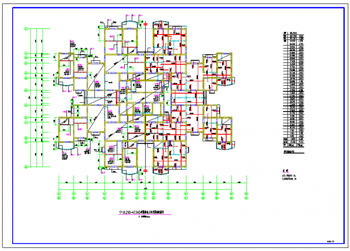 某市中心医院框架结构设计CAD全套建筑施工图纸（含设计说明）_图1