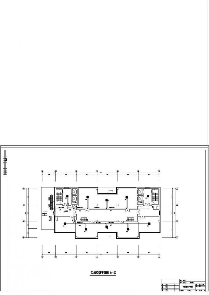 办公楼设计_高层办公楼多联机设计cad施工图纸_图1