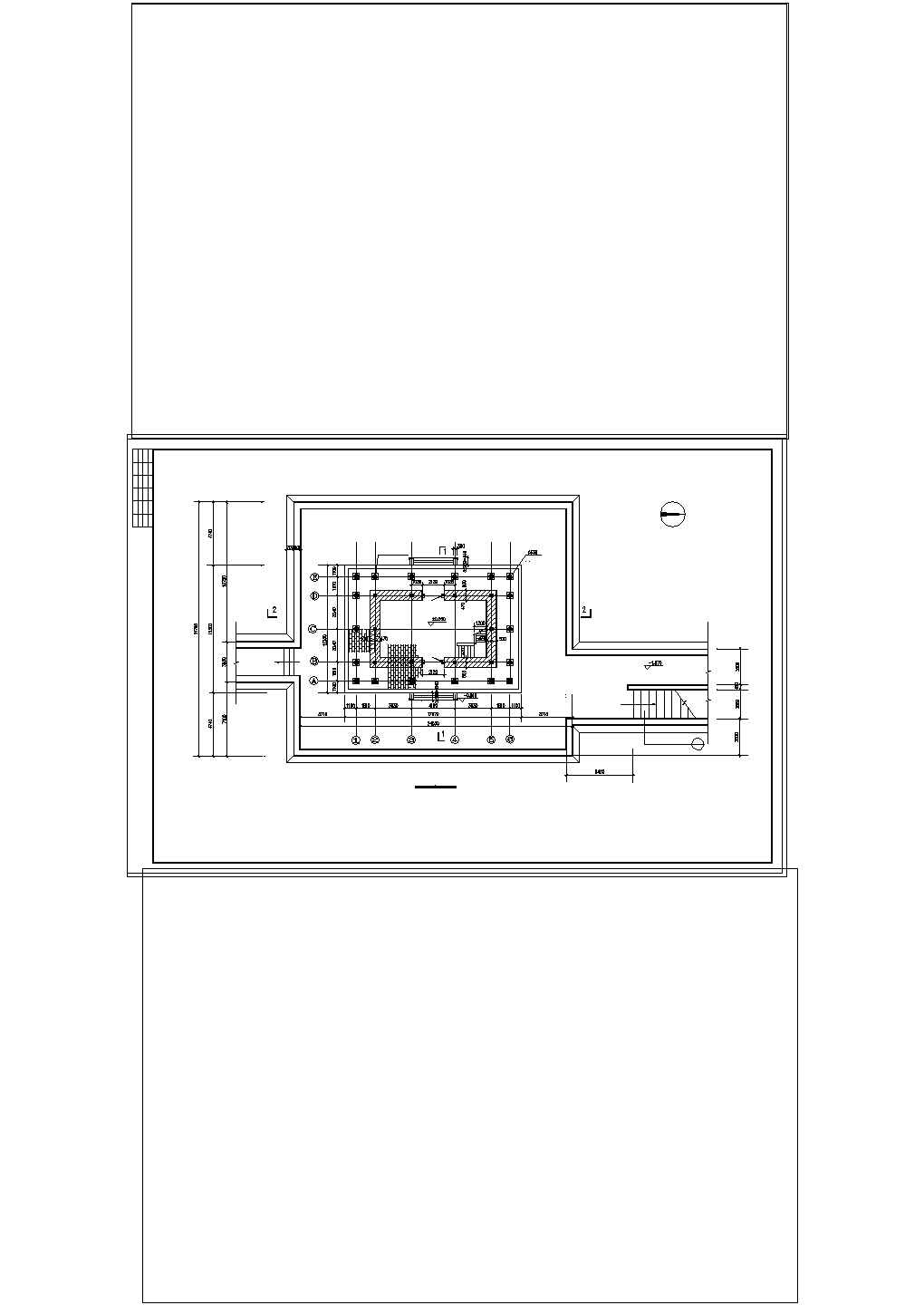修补长城古建设计CAD施工图纸