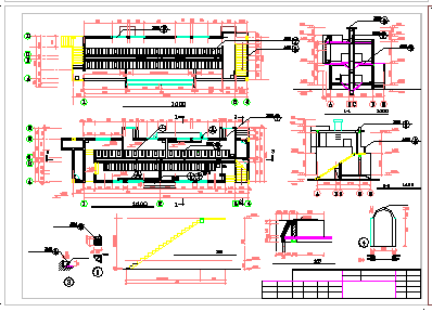 两层公厕建筑设计CAD施工图纸-图二