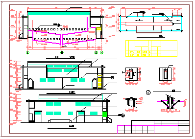 两层公厕建筑设计CAD施工图纸