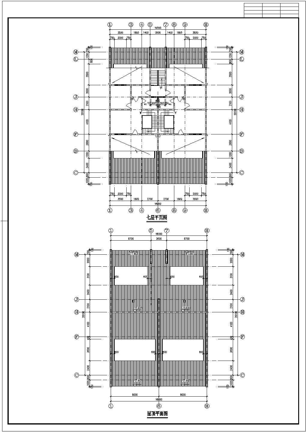 徽派民居建筑设计CAD施工图