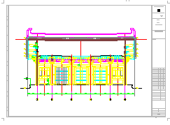 寺庙主配套建筑结构设计CAD施工图-图二