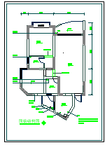 室内家装设计cad施工方案平面图纸